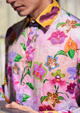 Unisex Long Sleeve Shirt / Orchid Healig - Gradient