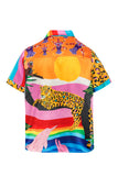 Unisex Short Sleeve Shirt / Rainbow Jungle